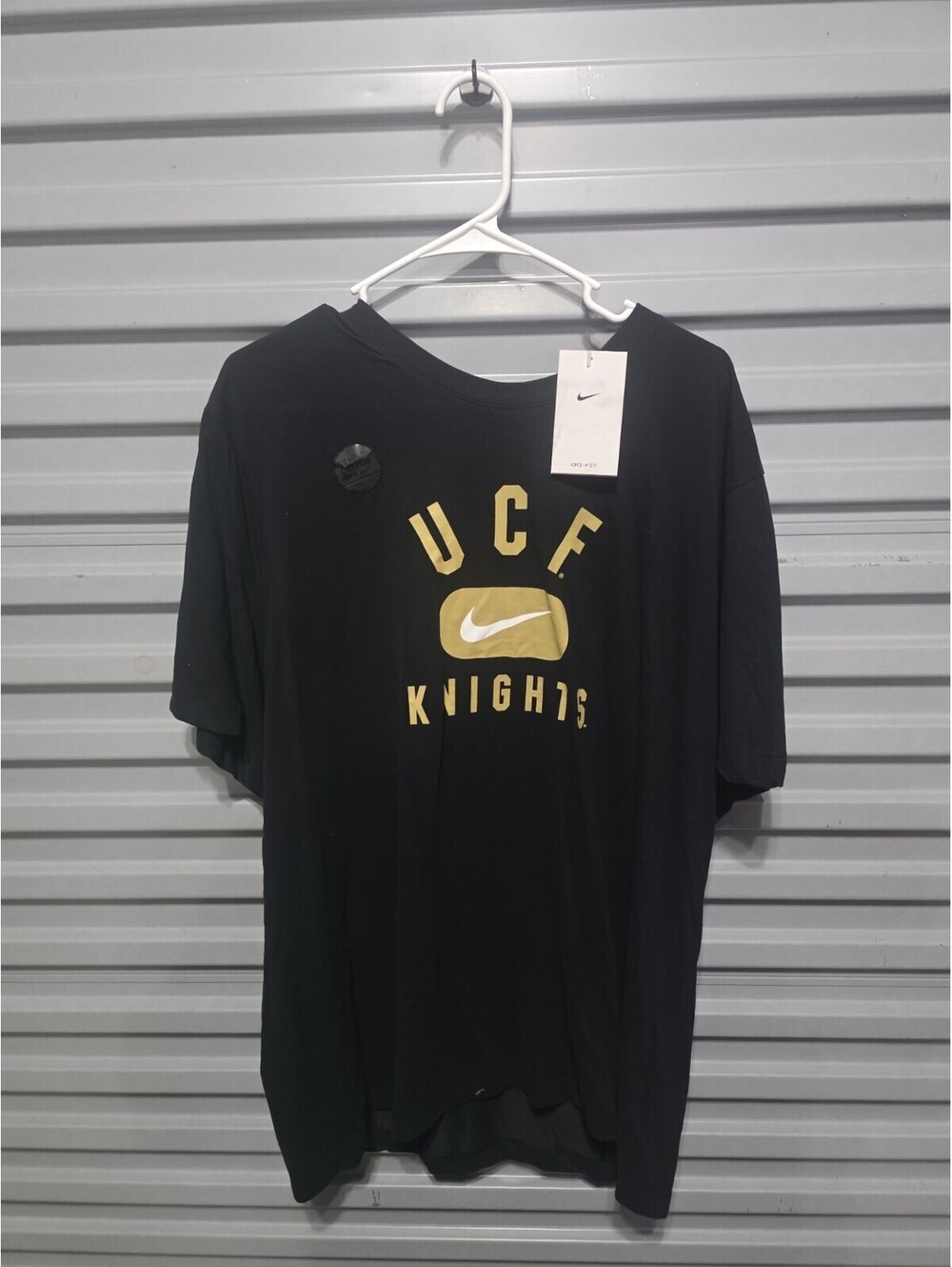 Nike UCF Knights Black/Gold Short Sleeve T-Shirt NCAA Fan Apparel Shirt Men's 2X